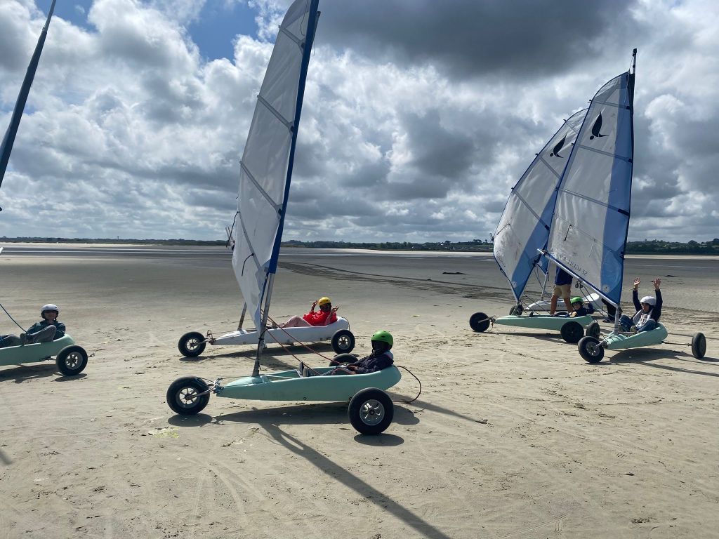Séance de char à voile